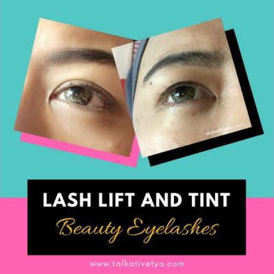 review lash lift and tint di depok