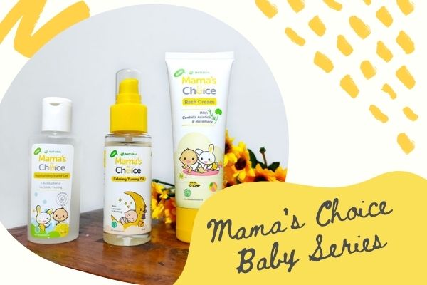 rangkaian produk baby series dari mama's choice yang aman untuk bayi
