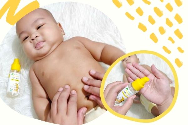 tummy oil dari mama's choice untuk atasi kolik pada bayi