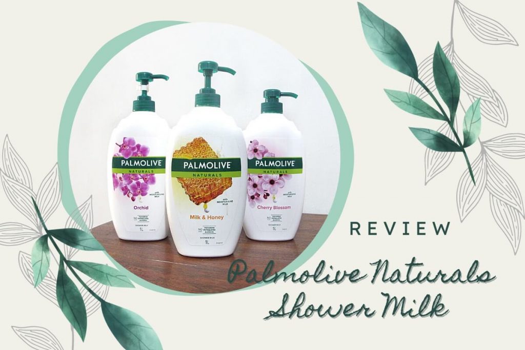 palmolive naturals shower milk sabun mandi dengan kandungan susu