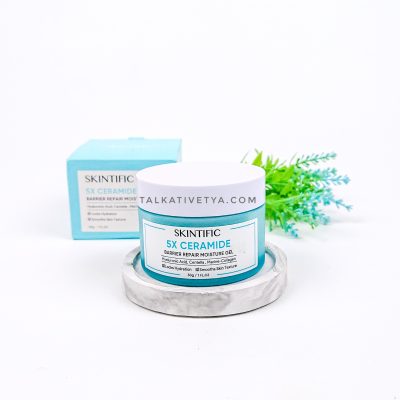 review skintific moisturizer 5x ceramide untuk kulit berminyak