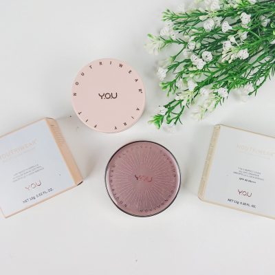 review YOU NoutriWear Flawless Cushion Foundation dan Airy Fit Loose Powder