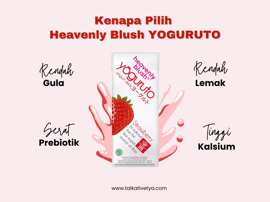 Keunggulan dan manfaat Heavenly Blush Yoguruto untuk pencernaan dan kulit